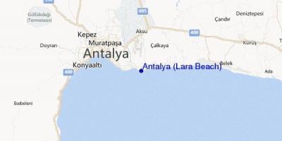 Map of lara turkey